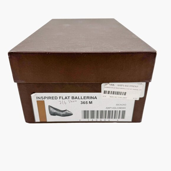 Louis Vuitton Monogram Ballet Flat EU 36.5 US 6.5 Brown Canvas Pointed Cap Toe - Picture 13 of 13